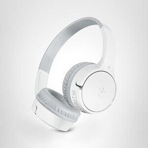 NWT Belkin SoundForm Mini - Wireless Bluetooth Headphones for Kids with 30H Batt